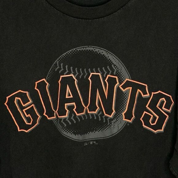 Black Y2K San Francisco Giants MLB Graphic Shirt Size XL - Picture 4 of 5